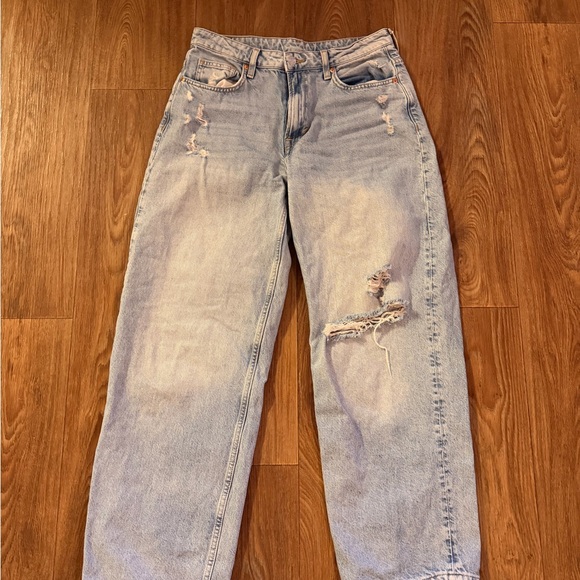 H&M Denim - H&M High Rise Baggy Mom Jeans
